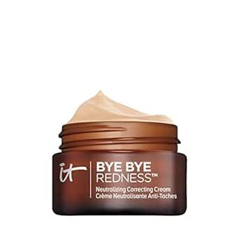IT Cosmetics Bye Bye Redness - Neutralizing Color-Correcting Cream - Reduces Redness - Long-Wearing Coverage - With Hydrolyzed Collagen - 0.37 fl oz