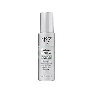 No7 Future Renew Damage Reversal Serum - Anti-Aging Face Serum for Glowing Skin - Hyaluronic Acid + Niacinamide for Skin Damage Reversal - Dermatologist-Approved, Suitable for Sensitive Skin (25ml)