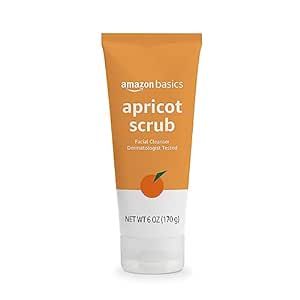 Amazon Basics Apricot Scrub Facial Cleanser, 6 Ounce (Previously Solimo)