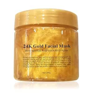 yungluner 24K Gold Sleeping Moisturizing Shrinkage Skin Care Hyaluronic Acid Anti-Wrinkles Oil-control Whiten Night 24k Gold Cream