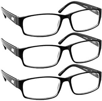 TruVision Readers Reading Glasses - Readers with Comfort Spring Hinges for Men and Women 9504HP