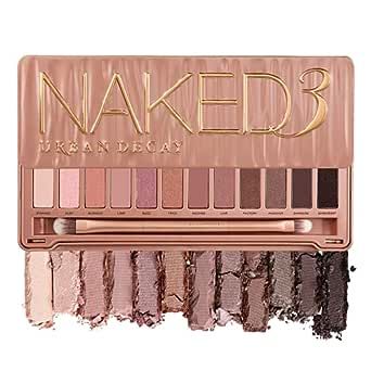 Urban Decay Naked Eyeshadow Palette, 12 Ultra-Blendable Shades - Rich Colors with Velvety Texture - Set Includes Mirror & Double-Ended Makeup Brush - Vegan + Cruelty Free