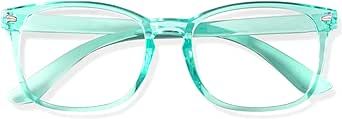 WinToo Blue Light Blocking Glasses, Computer Reading/Gaming/TV/Phones Glasses for Men Women,Anti Eyestrain UV Glare