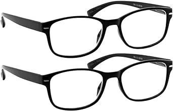 TruVision Reading Glasses - for Men and Women with Spring Hinges - HP9505