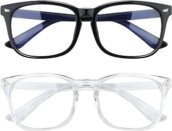 2 Pack, Blue Light Glasses for Women, Blue Light Glasses, Blue Light Glasses Men, Bluelight Glasses Womens, Computer Glasses