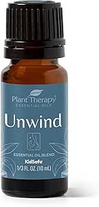 Plant Therapy Unwind Essential Oil Blend 10 mL (1/3 oz) 100% Pure, Undiluted, Natural Aromatherapy