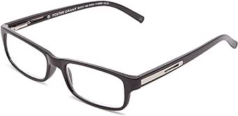 Foster Grant Men's Brandon Rectangular Reading Glasses